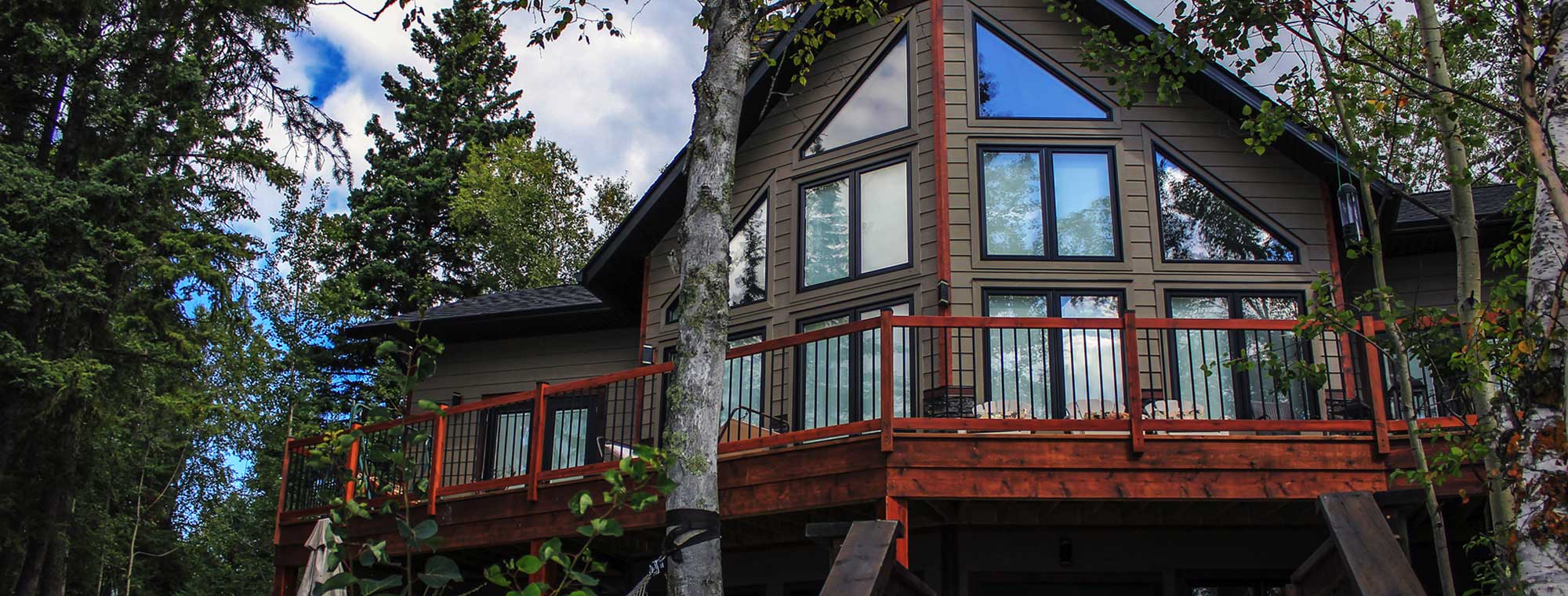 Front Facade - Windows and Balcony